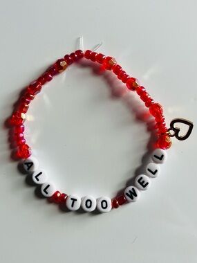 Taylor Swift Friendship Bracelet Red All Too Well
